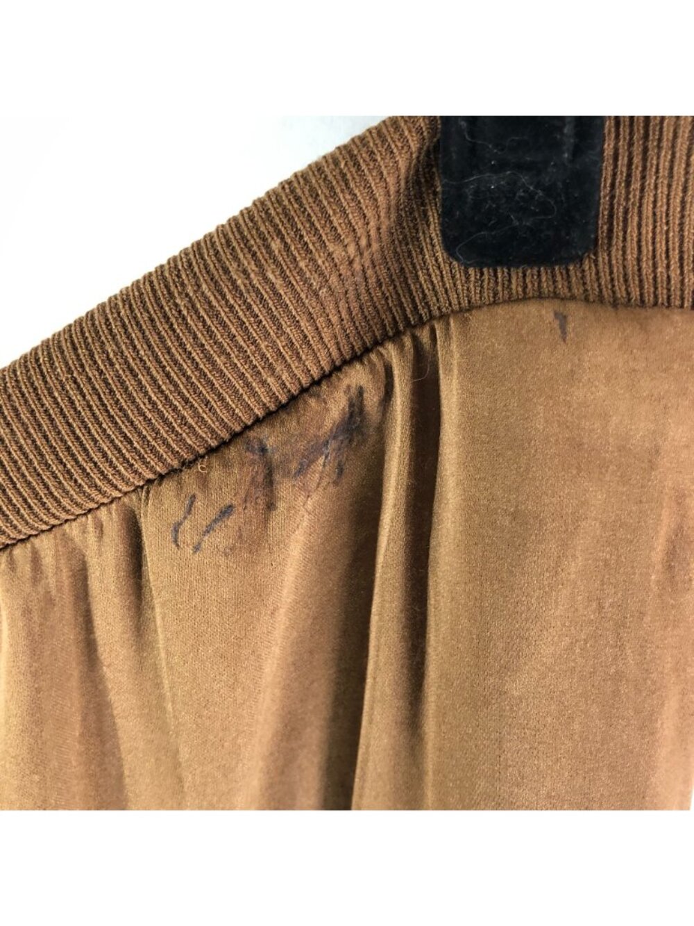 T Tahari Womens Pants Pull On Wide Leg Satin Brown Pockets S - Picture 2 of 6
